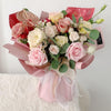 Vintage Red Bouquet - Timeless romance classic beauty, deep rich red flowers, traditional sophisticated gift KL Johor Seremban