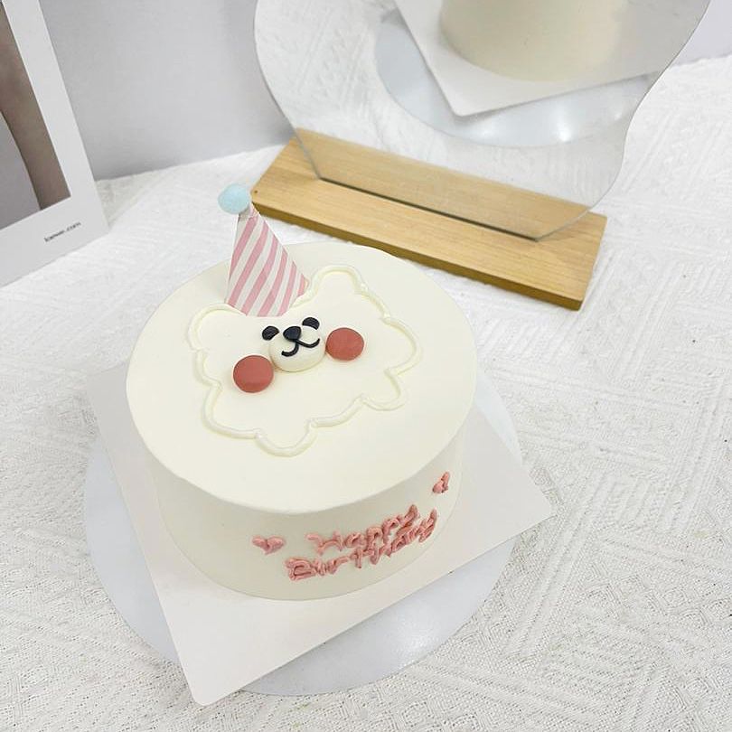 4 Inch Birthday Bear Cake(ADD-ON)