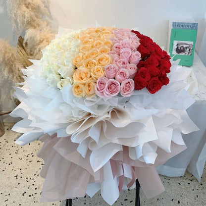 The One 99 Rose Bouquet