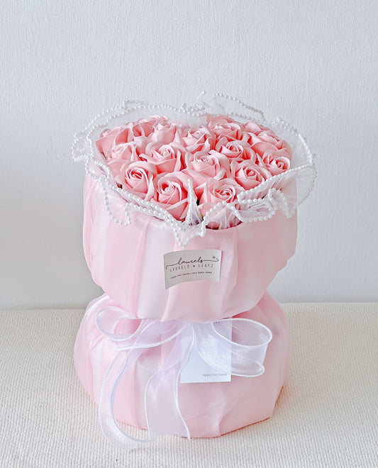 V2024 Love Pink Soap Rose Bouquet