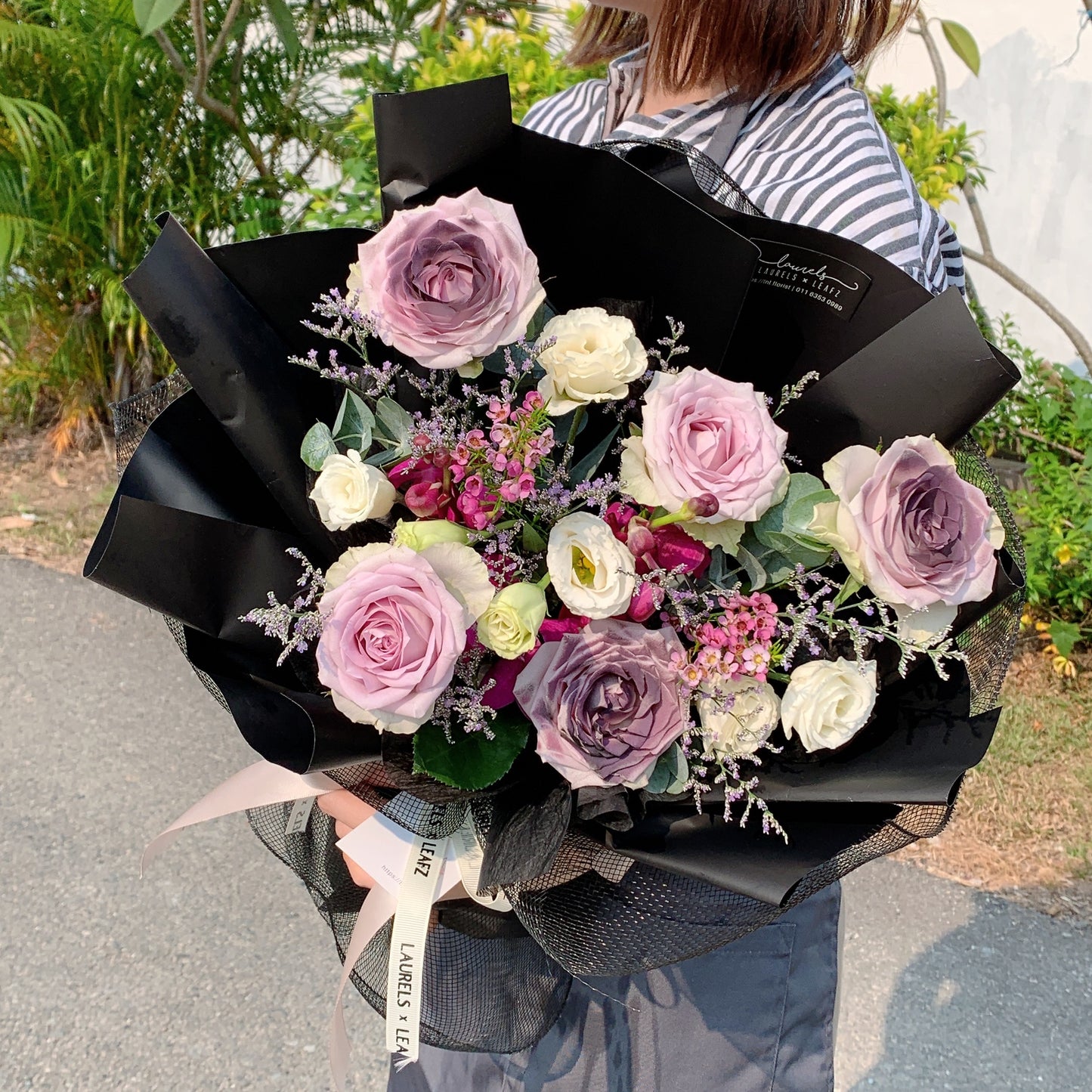 Purple Harmony Mix Flower Bouquet