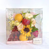 Chloe Fruits Box - Fresh florals fruits premium gift, elegant fruit flower box KL Johor Seremban