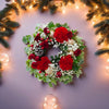 Jingle Blooms Christmas Wreath