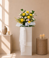 Warm Goodbye Condolences Flower Stand