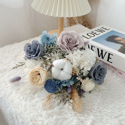 Azure Everlasting Bridal Bouquet