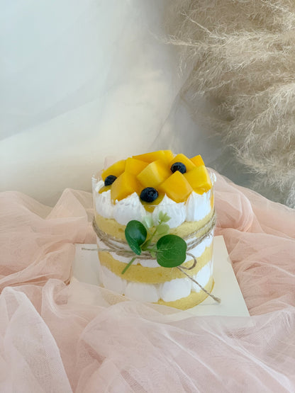 Mango Cake Flower Box