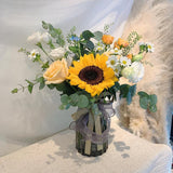 Sunrise Sunflower Vase Collection
