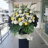 In Reverence Condolences Flower Stand