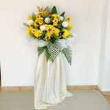 Peaceful Journey Condolences Flower Stand