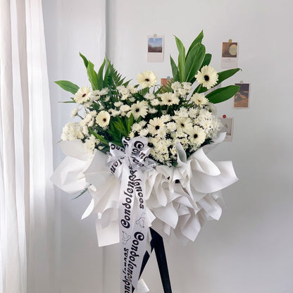 Funeral Condolences Flower Stand