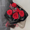 Cecelia Red Rose Bouquet (Fresh Flowers) | Laurels & Leafz