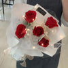 Cecelia Red Rose Bouquet (Fresh Flowers) | Laurels & Leafz