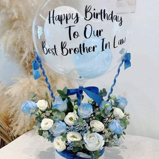 Bonnie-Bubble Balloon Flower Box | Laurels & Leafz